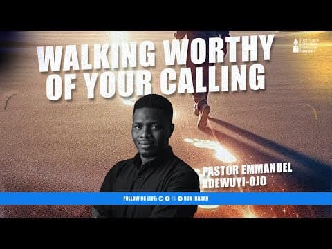 WALKING WORTHY OF YOUR CALLING || PST EMMANUEL ADEWUYI-OJO || FASTING &amp; PRAYER | DAY 2 || 02-09-2025