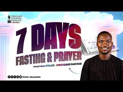 PASTOR PIUS INEGBENOSE || FASTING AND PRAYER || DAY 1  || RCN IBADAN || 03-11-2025