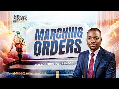 PASTOR PIUS INEGBENOSE || MARCHING ORDERS || RCN IBADAN|| 27-04-2025