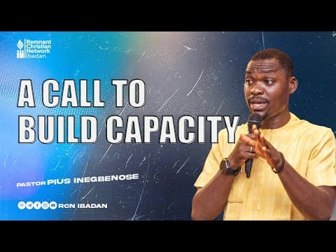 A CALL TO BUILD CAPACITY || PASTOR PIUS INEGBENOSE || 10 HOURS PRAYER ||  RCN IBADAN || 25-10-2025
