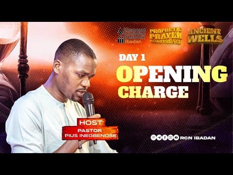 OPENING CHARGE || PST. PIUS INEGBENOSE || PPC2025 || DAY 1 EVENING SESSION || 28-03-2025