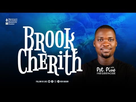 PASTOR PIUS INEGBENOSE || BROOK CHERITH  ||  RCN IBADAN || 24-04-2025