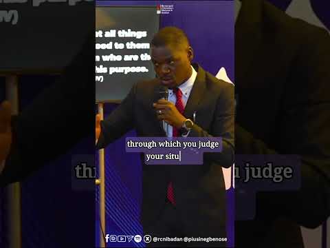 As a believer, drive this into your subconscious: All things work together for good. #rcn #reels