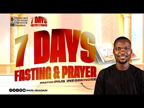 PASTOR PIUS INEGBENOSE || FASTING AND PRAYER ||  DAY 4 ||  RCN IBADAN || 18-12-2025